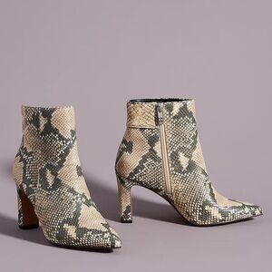 Steven By Steve Madden‎ Jenn Snakeskin Ankle Boots